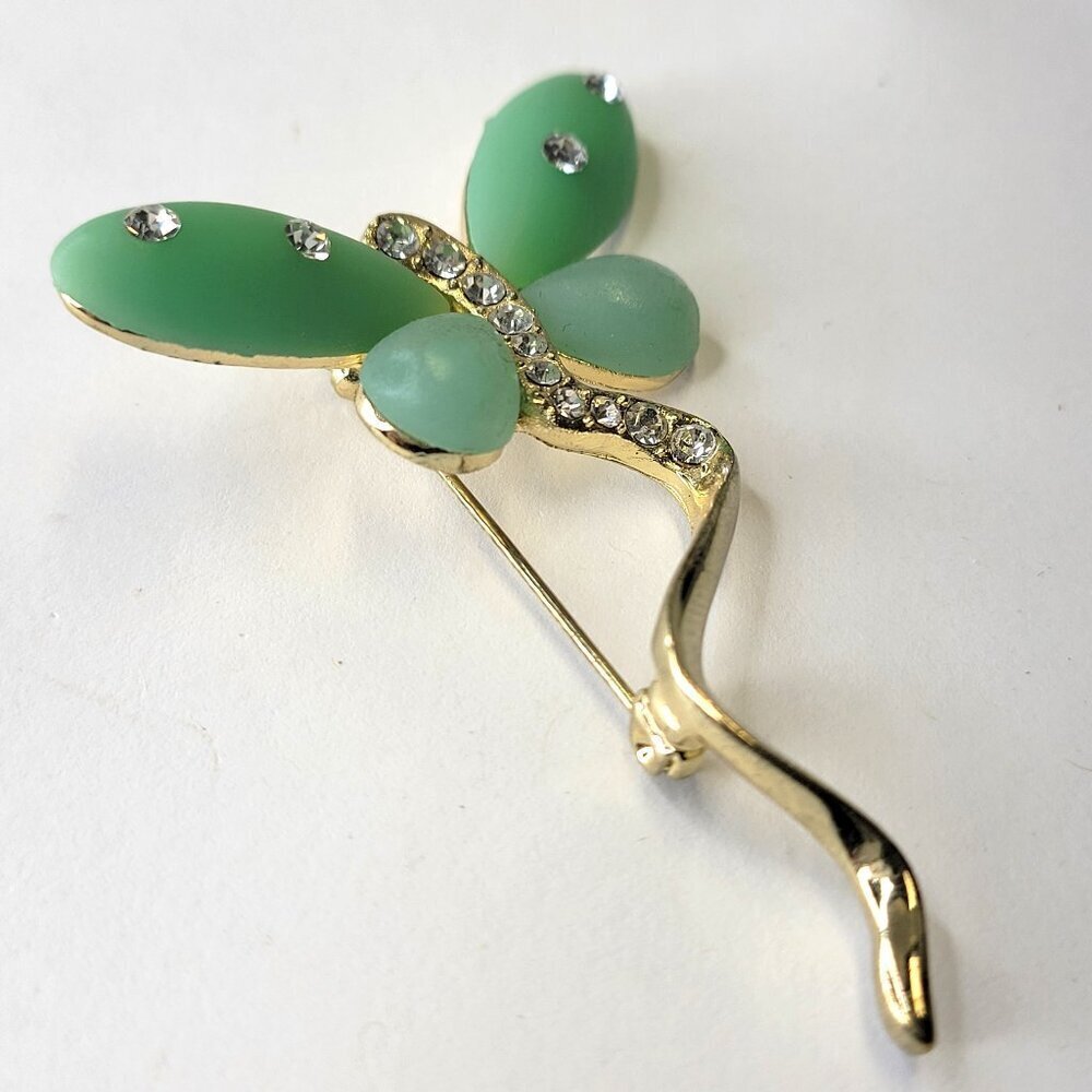 Green Butterfly brooch